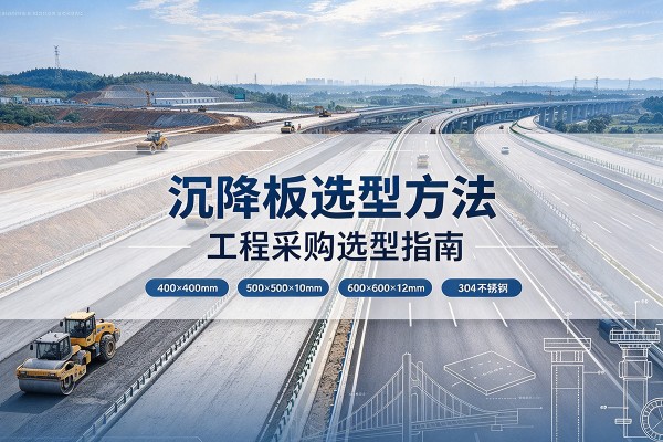 南雄沉降板选择方法