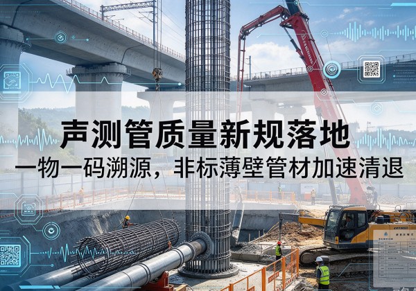 南雄声测管质量新规落地，一物一码溯源，非标薄壁管材加速清退