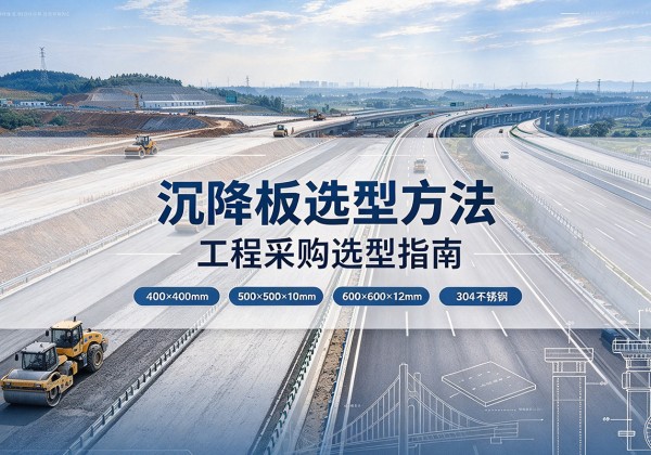 南雄沉降板选择方法